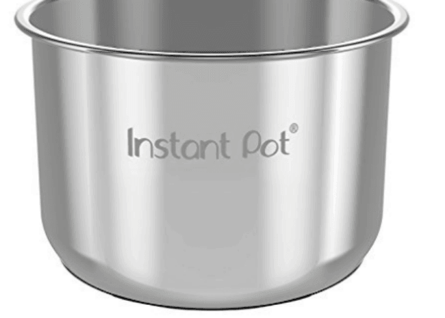 Instant Pot Tempered Glass Lid, 9.1-In, 6-Qt, Cooking Pot Lid, Stainless  Steel Handle and Rim, Clear